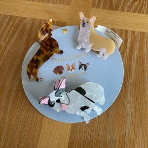 Dog-Themed Claw Hair Clips